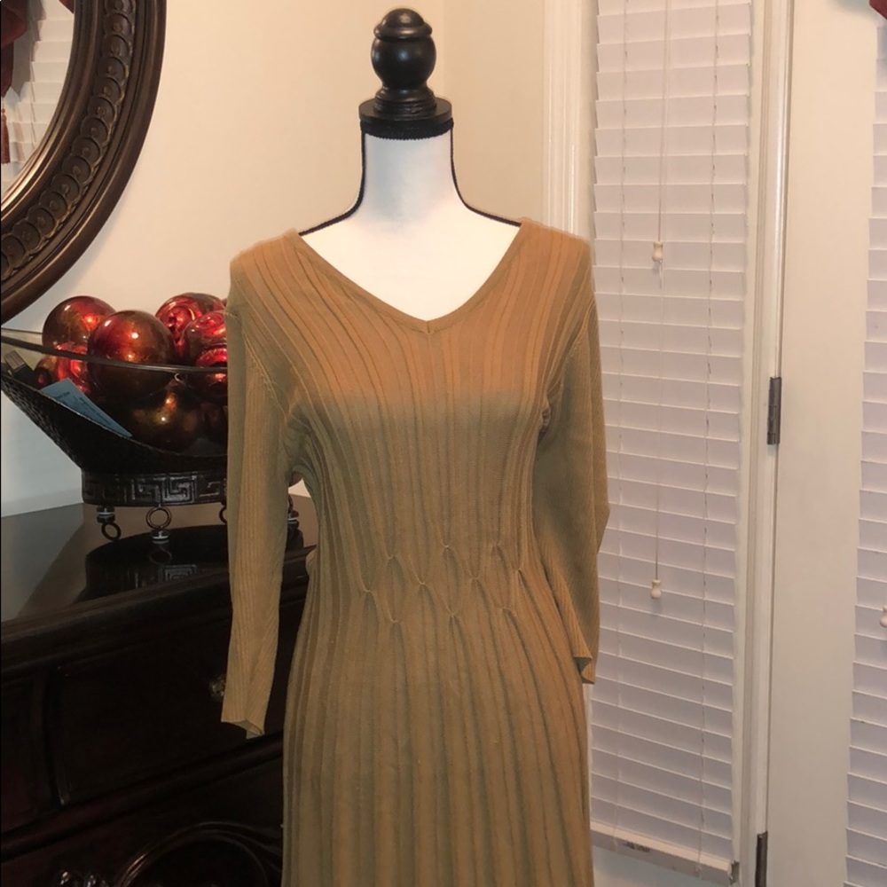 Gold dress